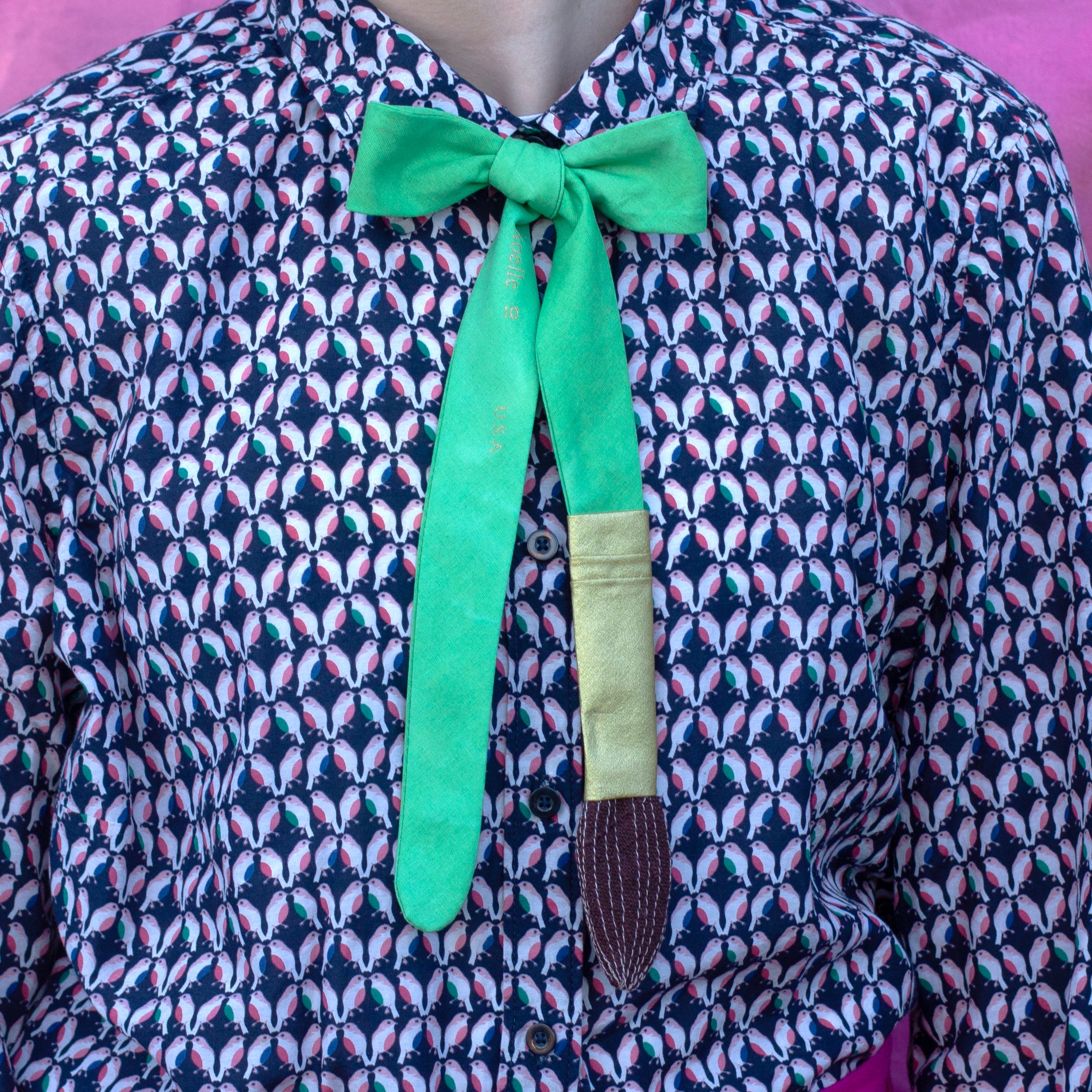 paintbrush bow tie