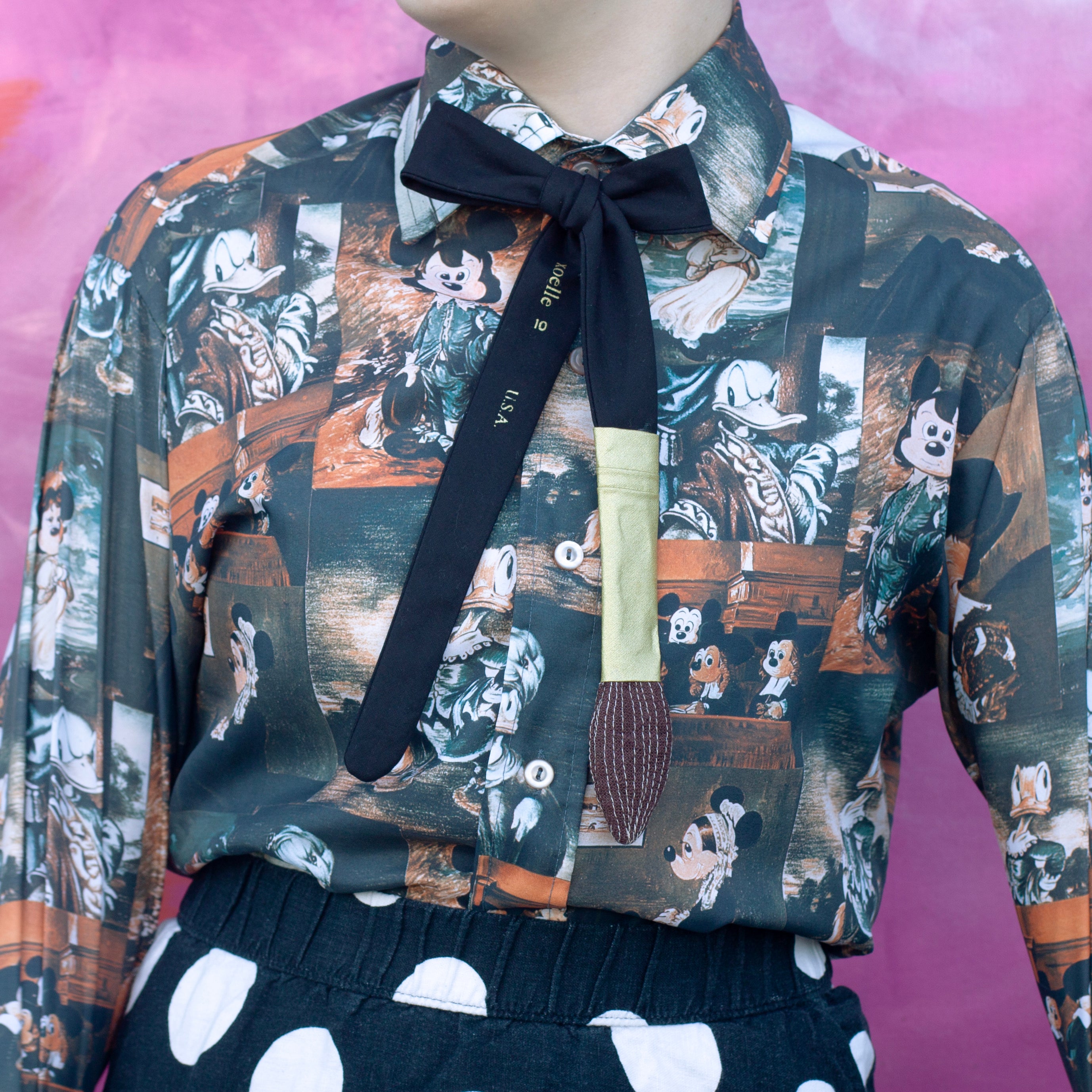 paintbrush bow tie