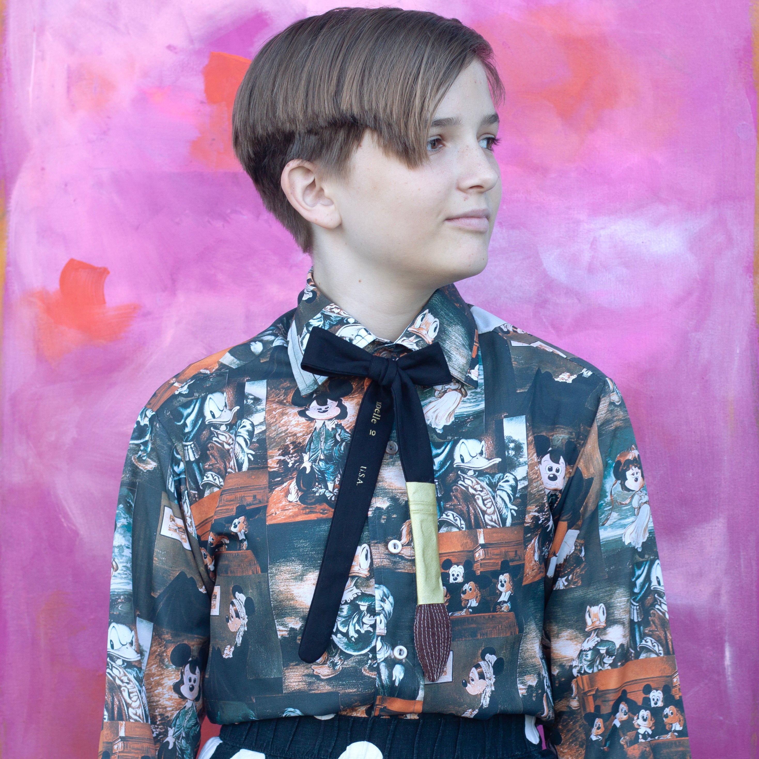 paintbrush bow tie