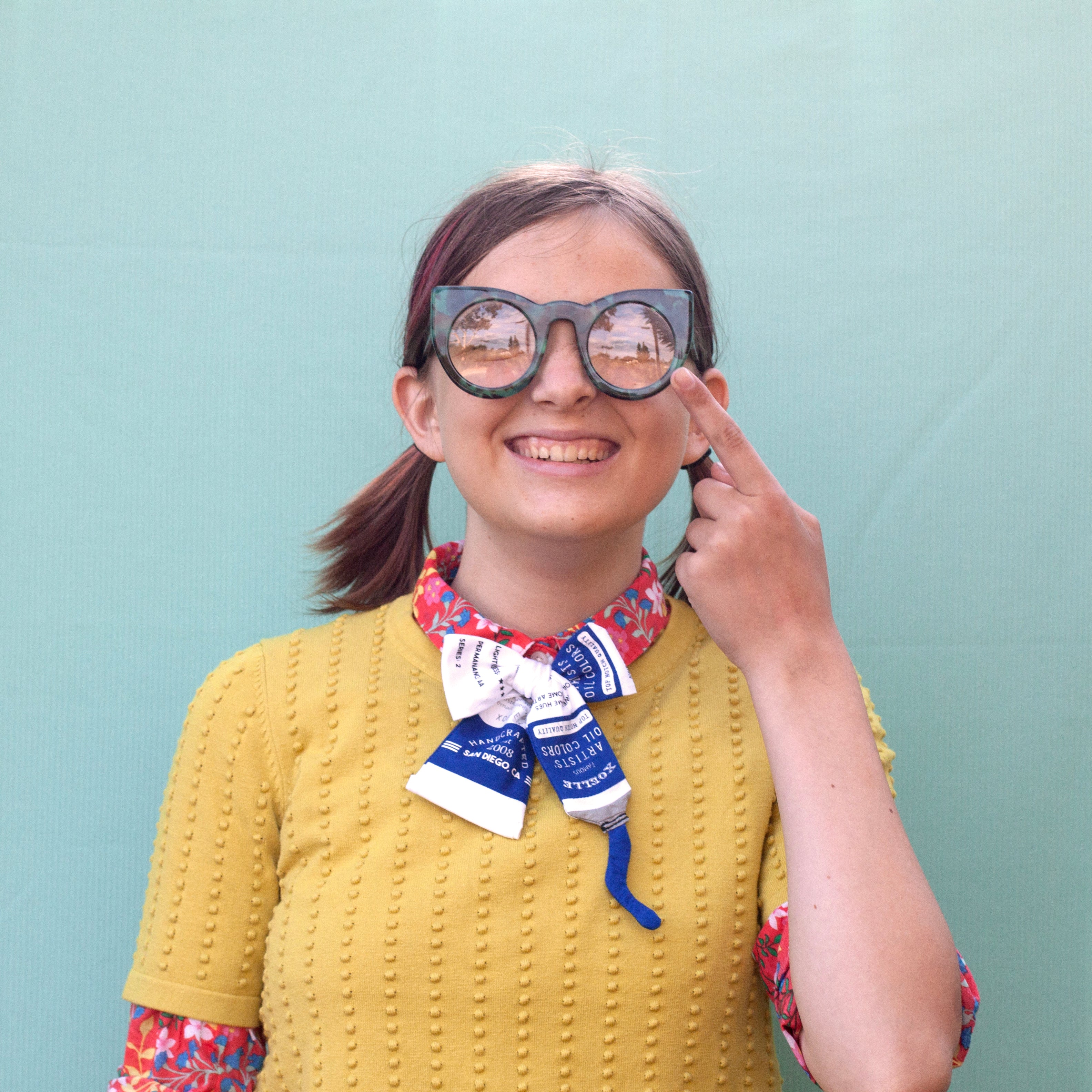 Paint tube bow tie!