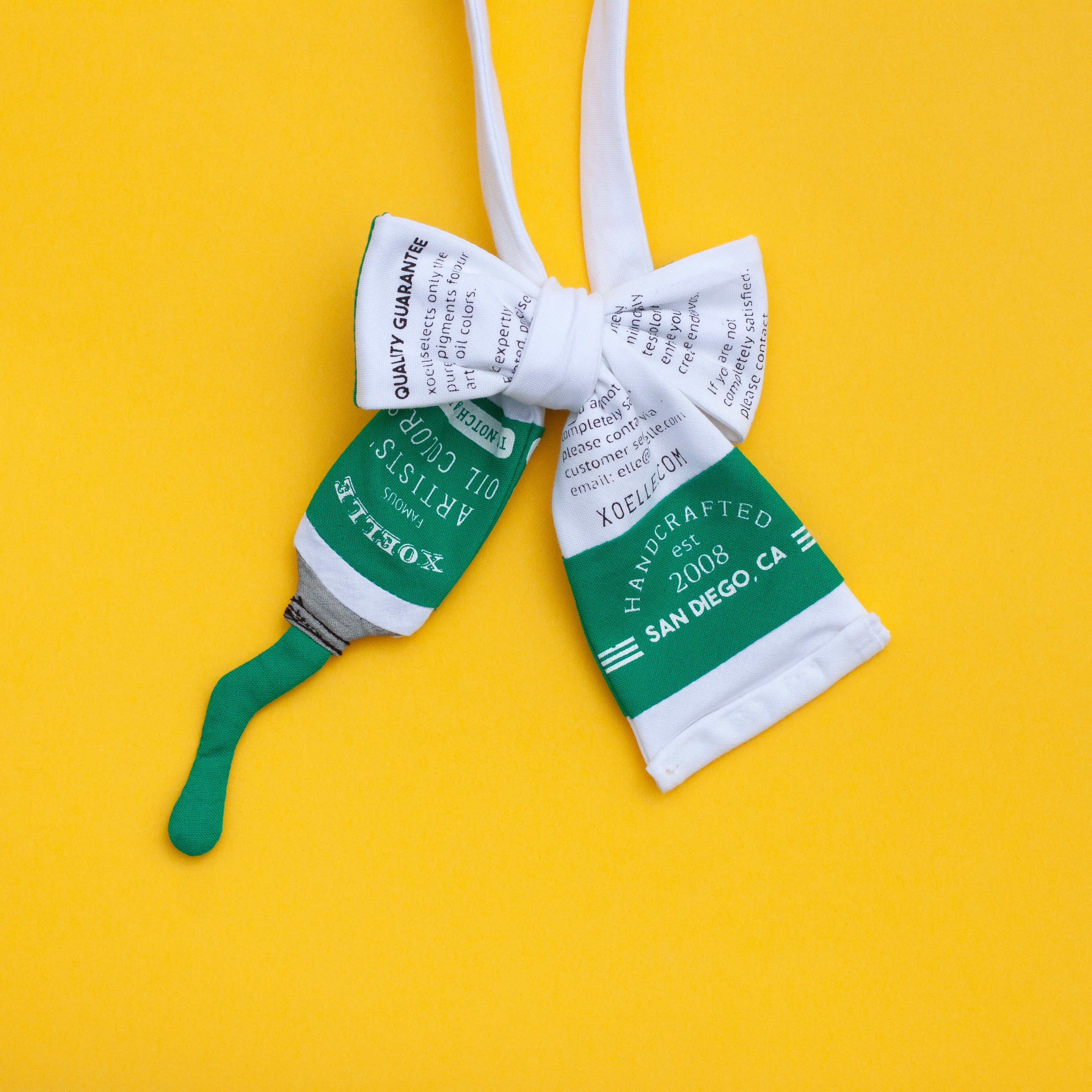 Paint tube bow tie!