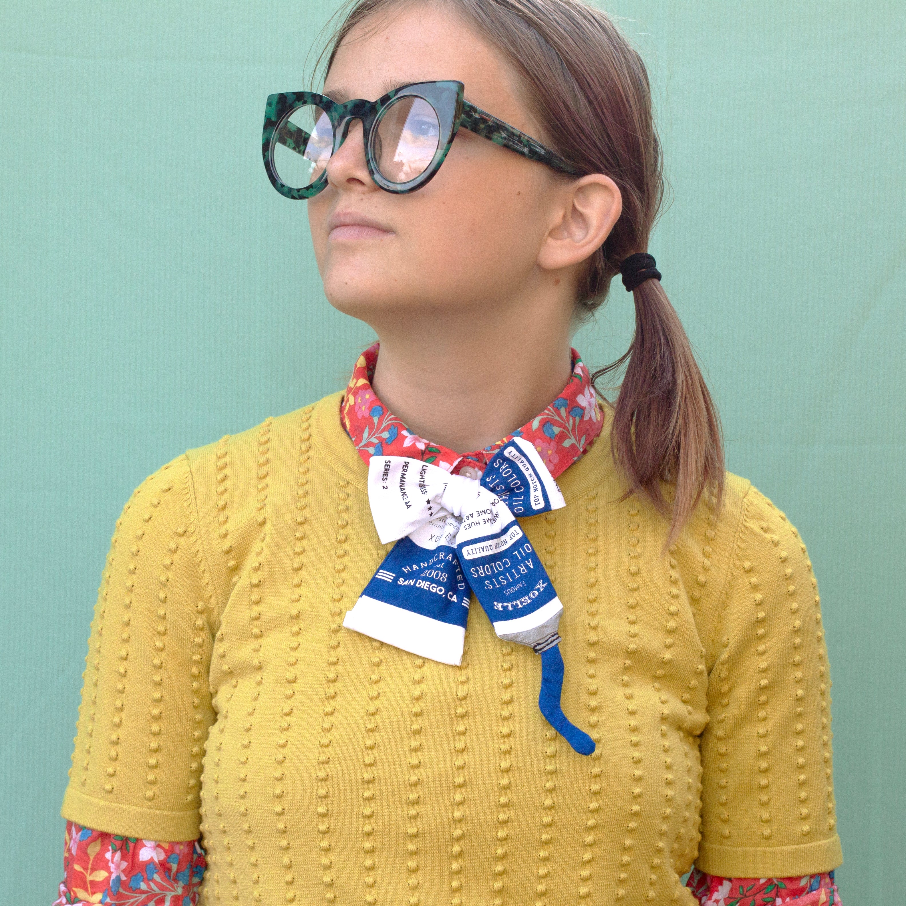 Paint tube bow tie!