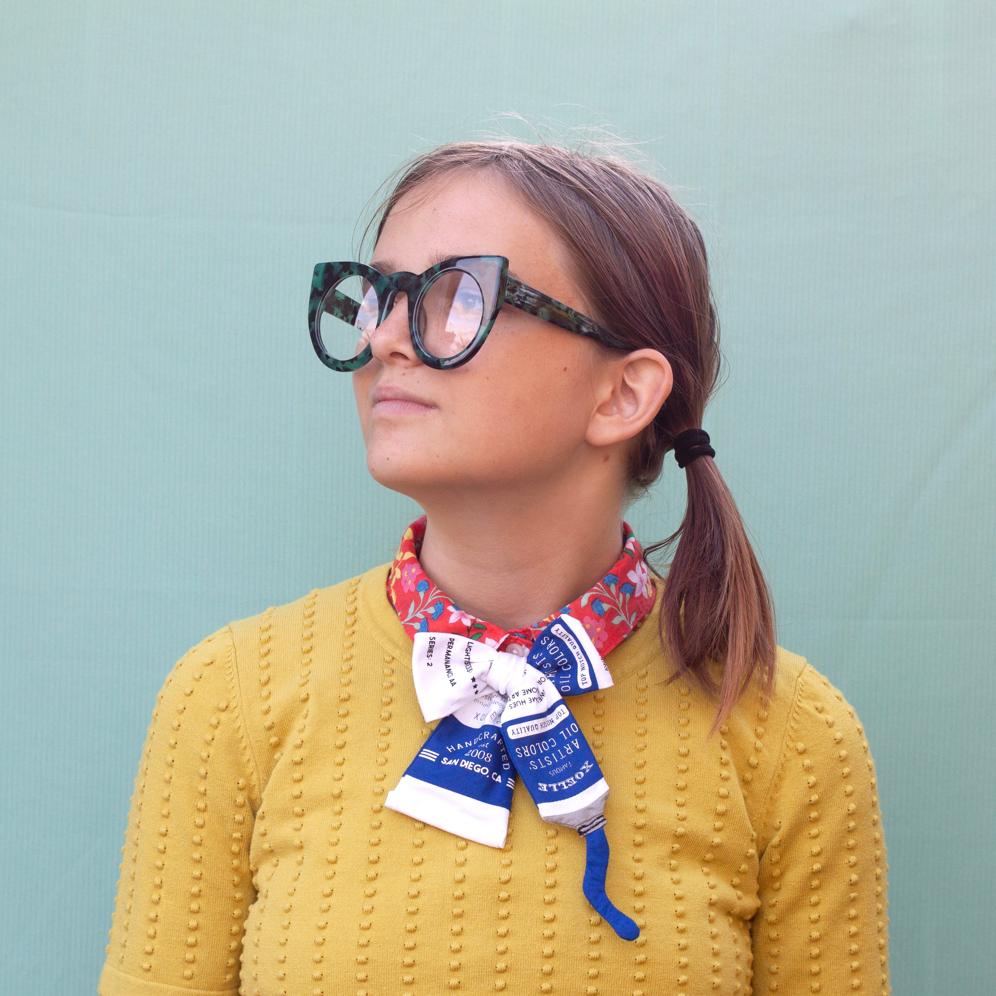 Paint tube bow tie!