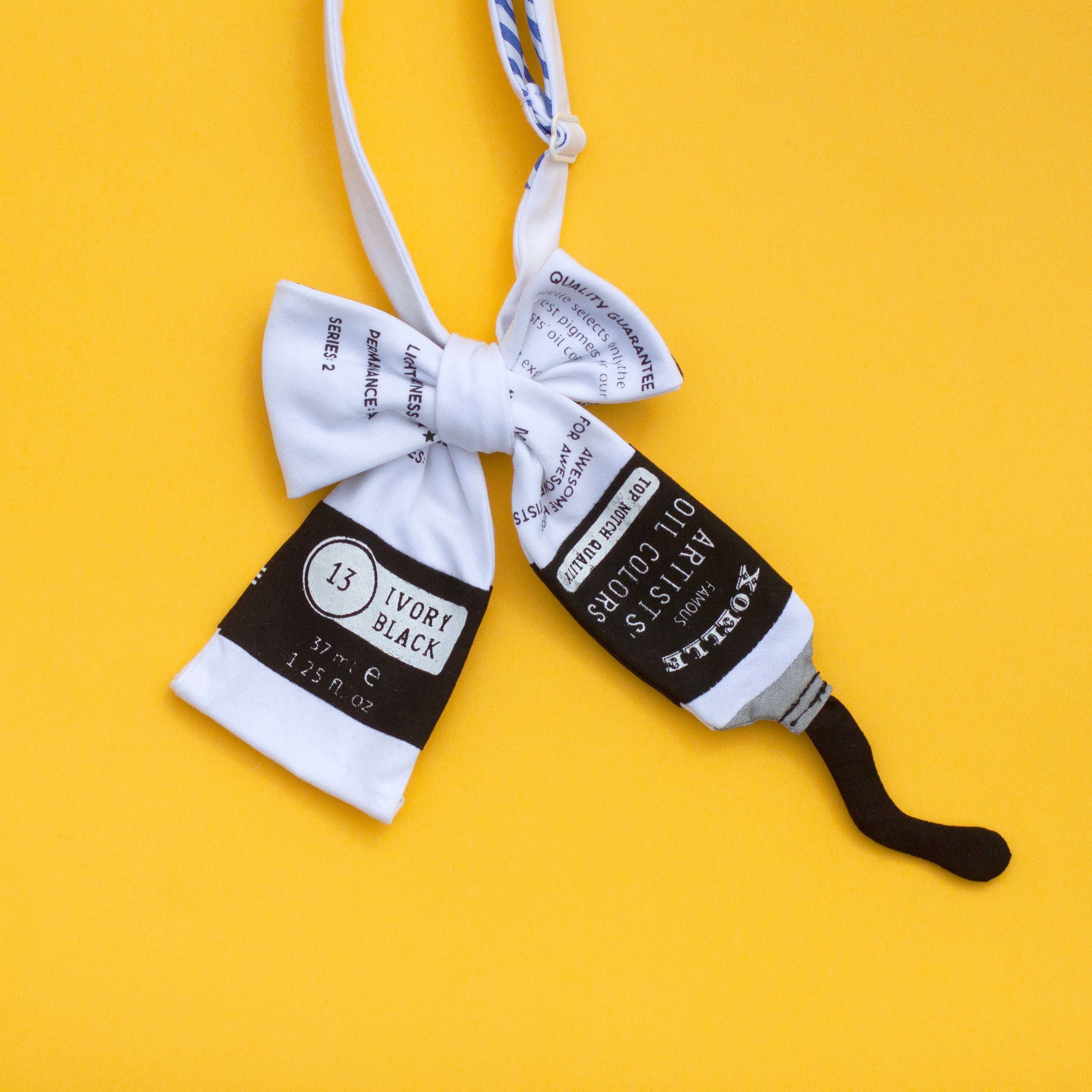 Paint tube bow tie!