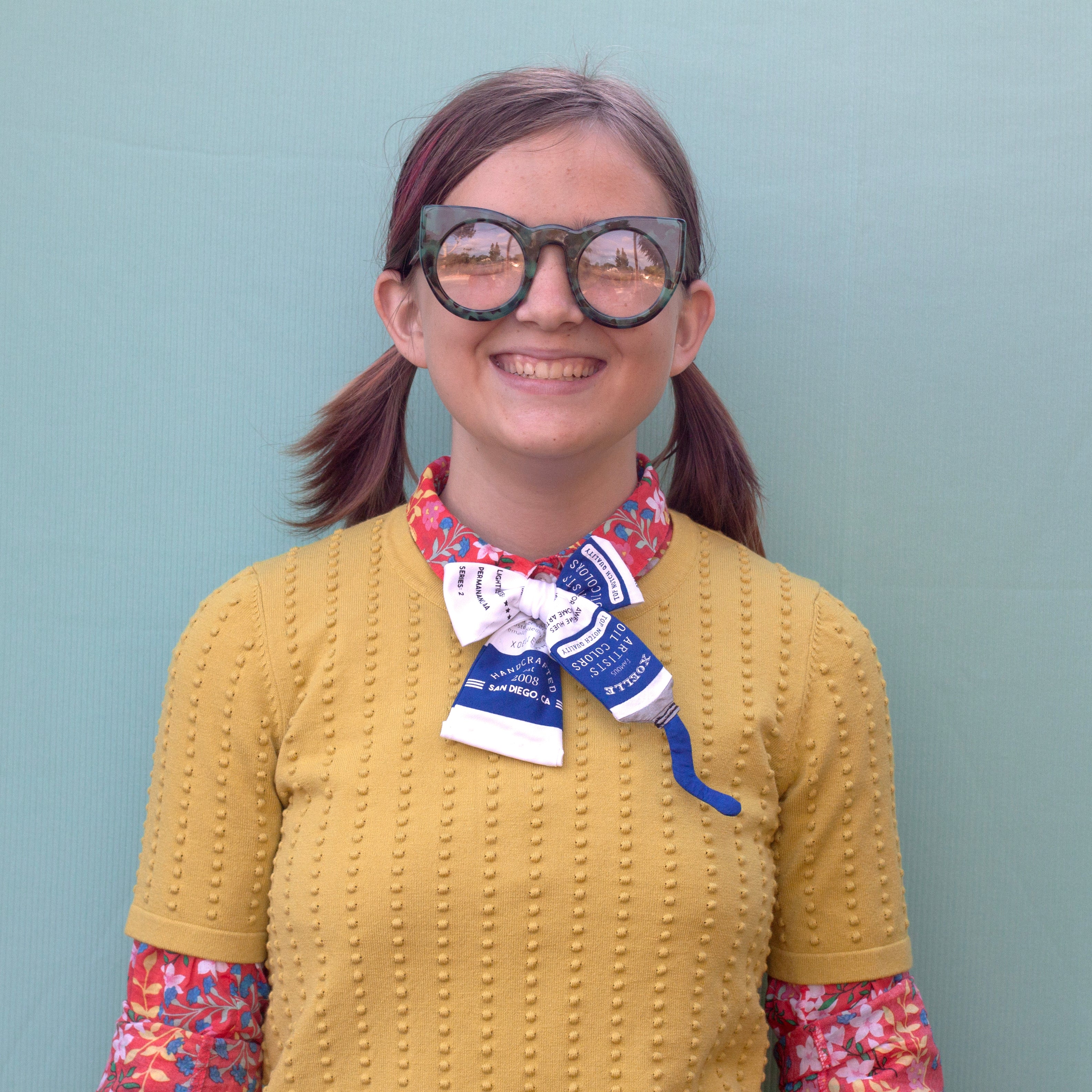 Paint tube bow tie!