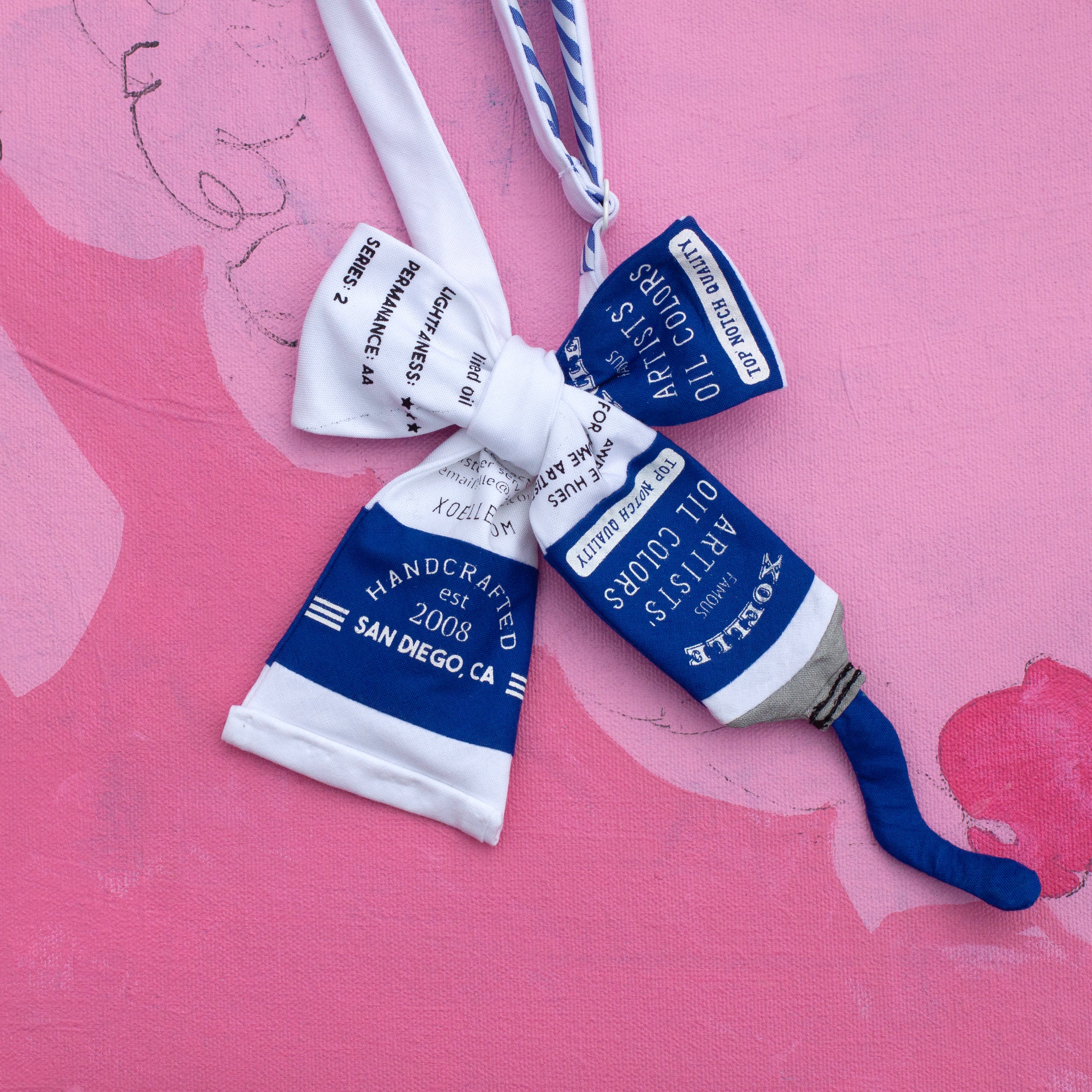 Paint tube bow tie!