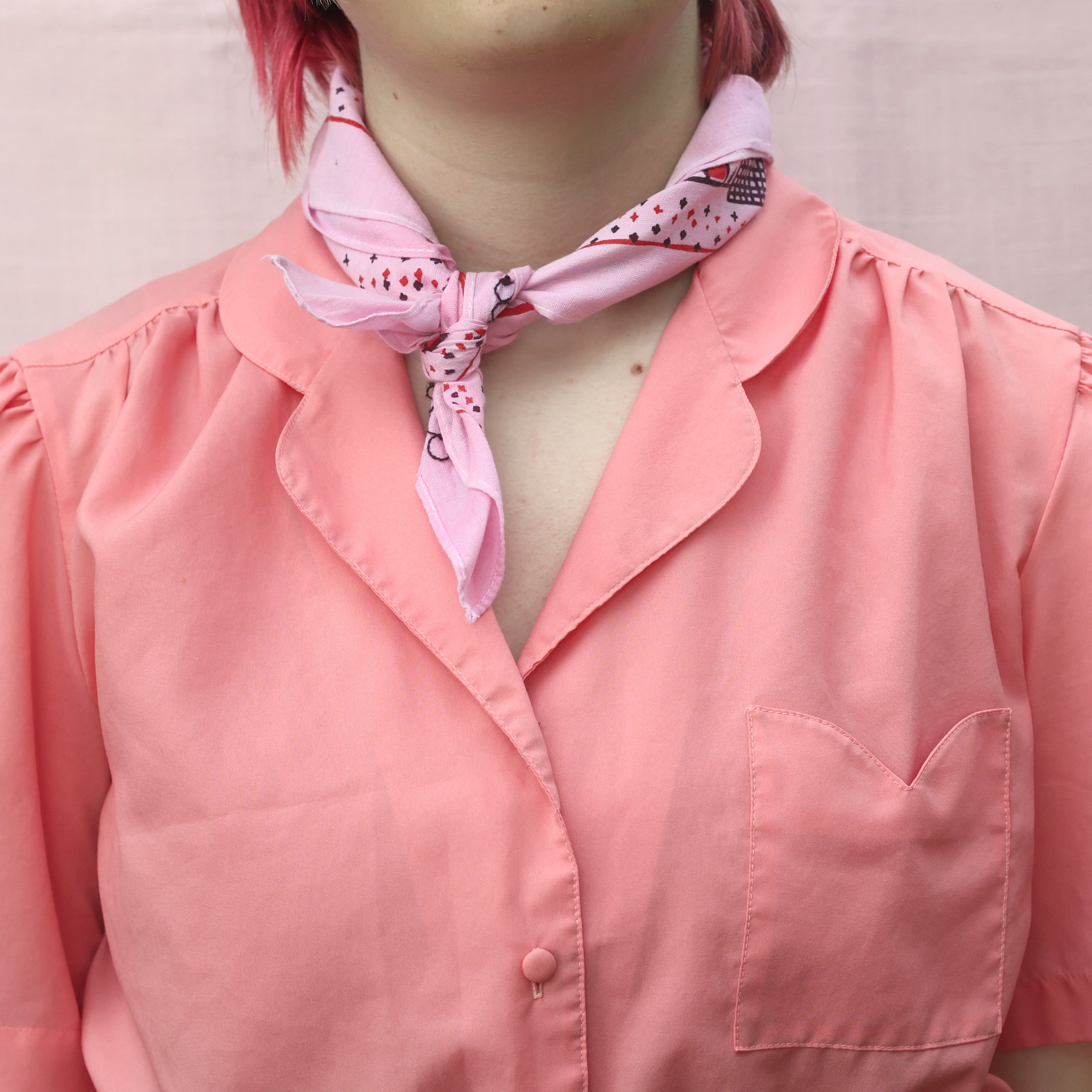 Palm Springs bandana with custom chain stitching!