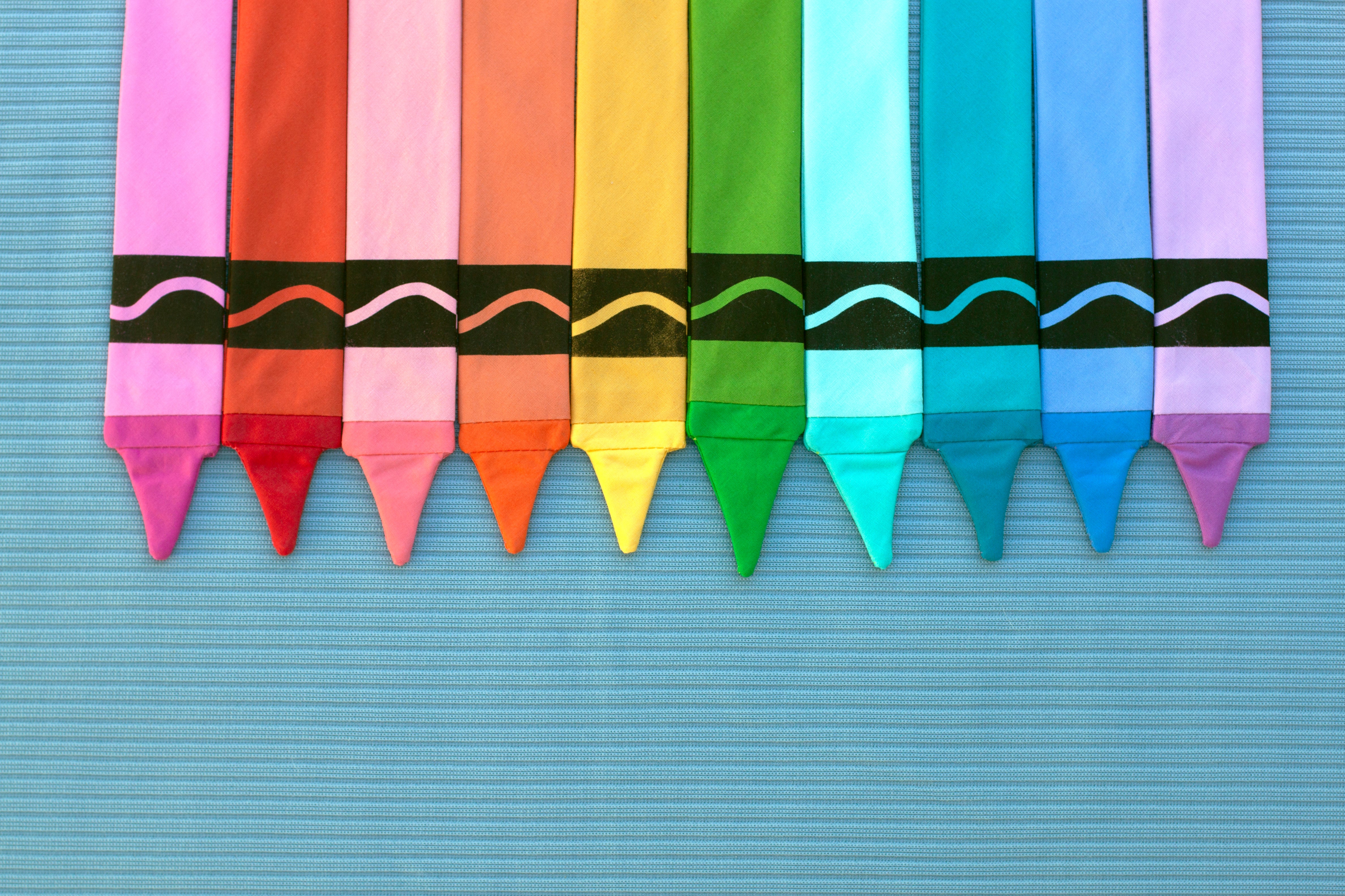 crayon bow tie
