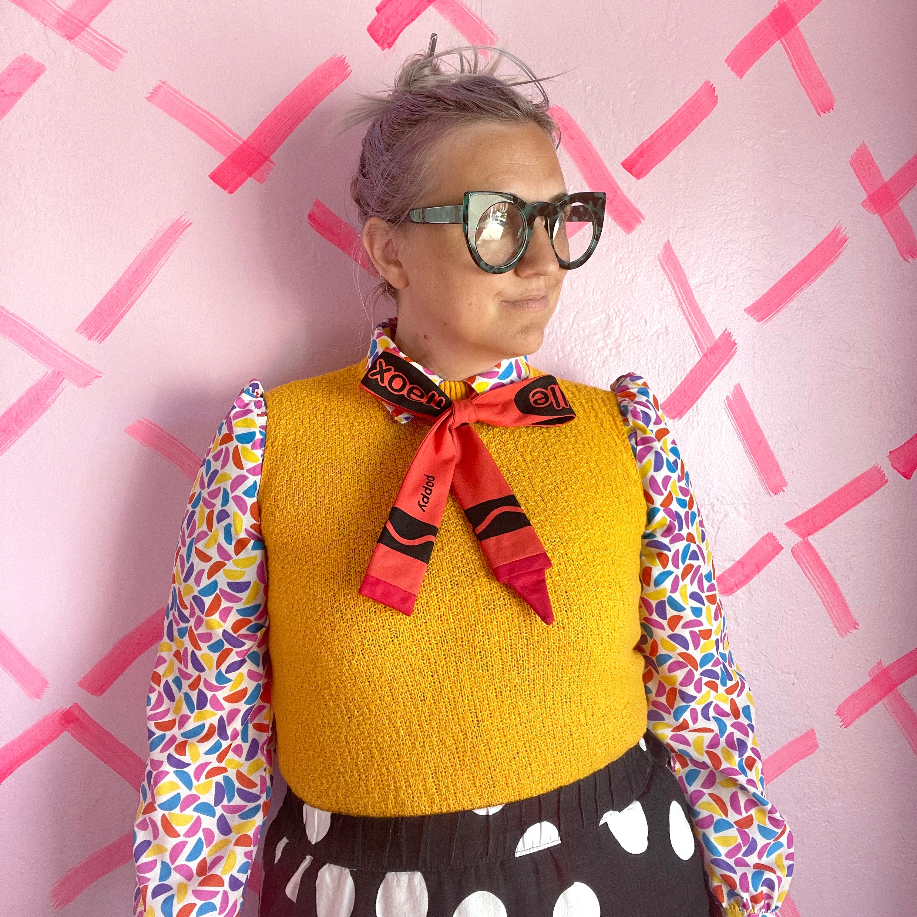 crayon bow tie
