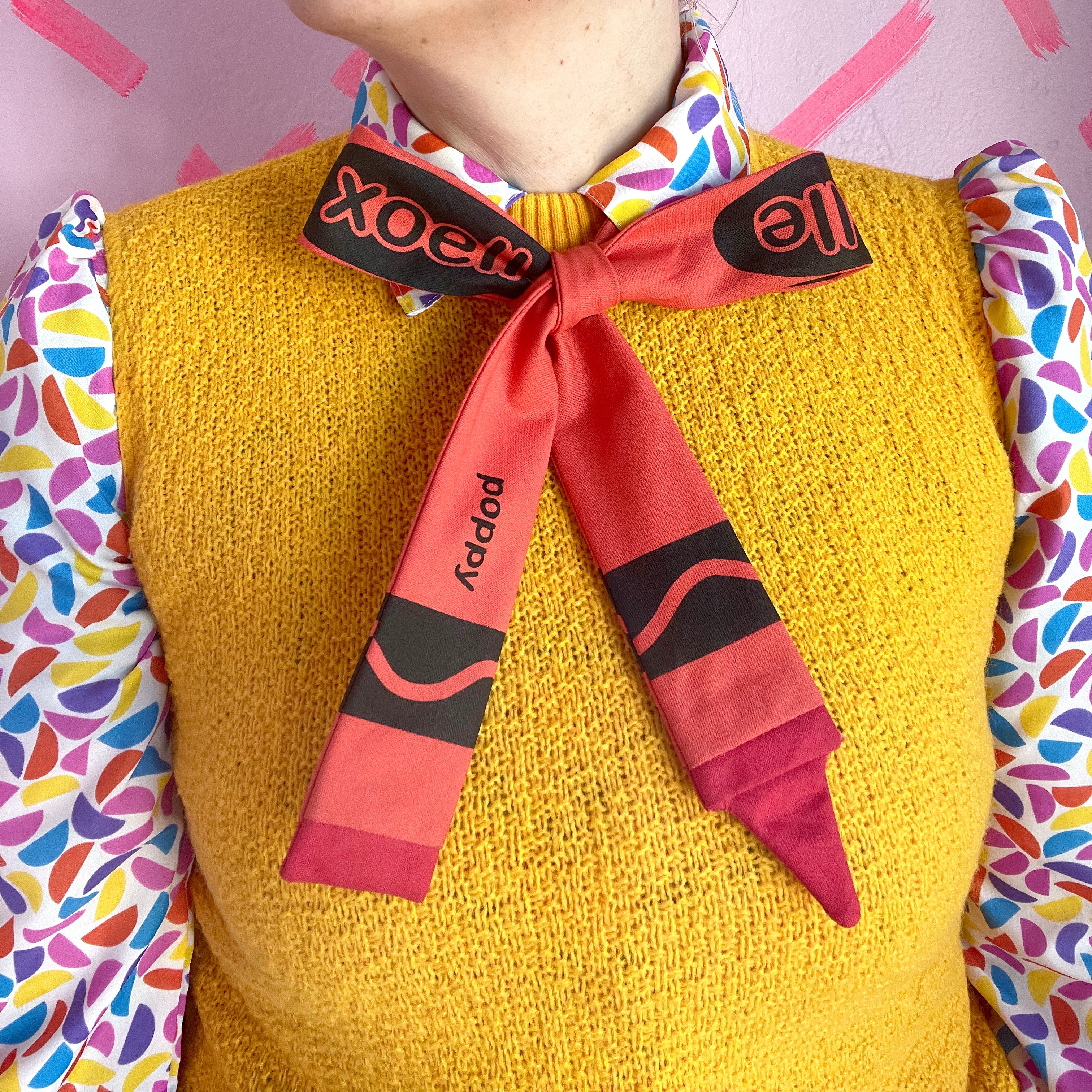 crayon bow tie