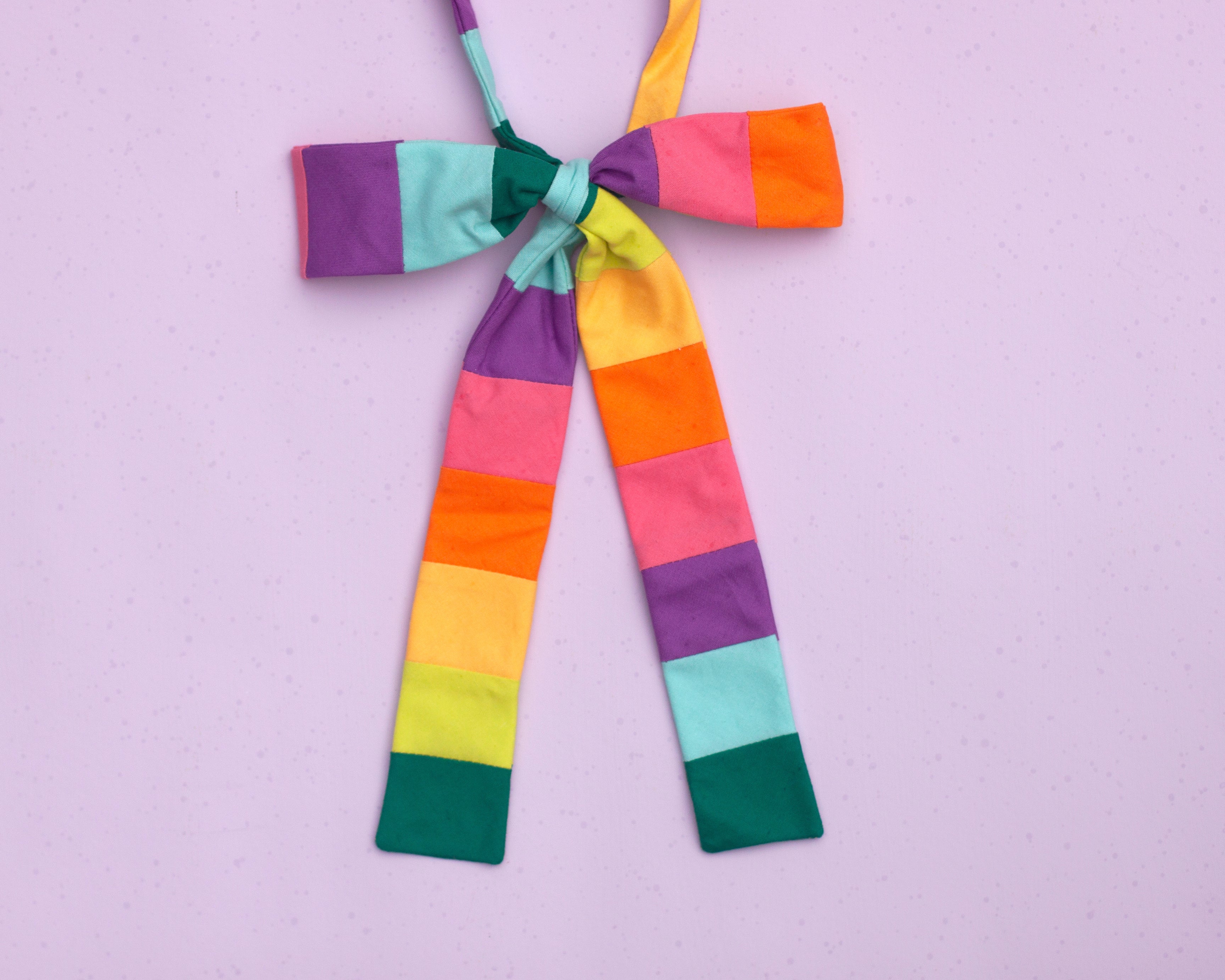 rainbow bow tie